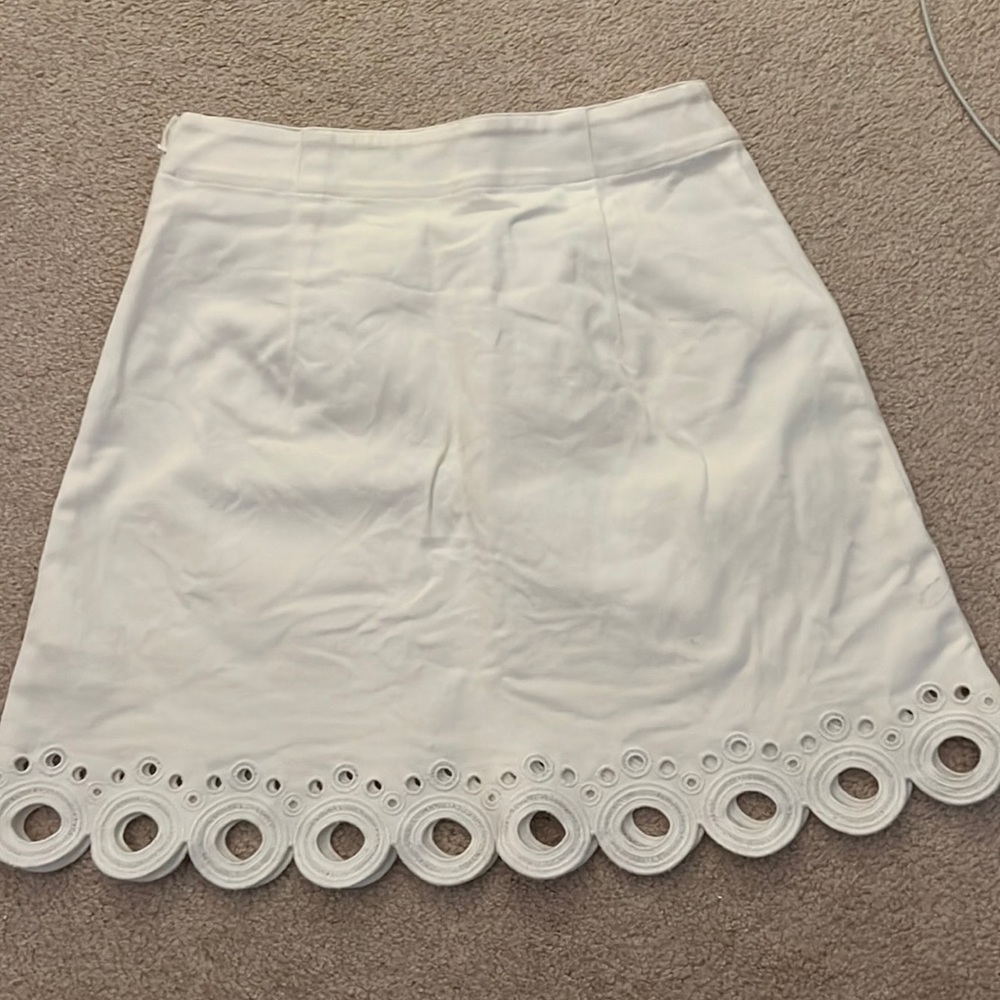 Club Monaco White Mini Skirt